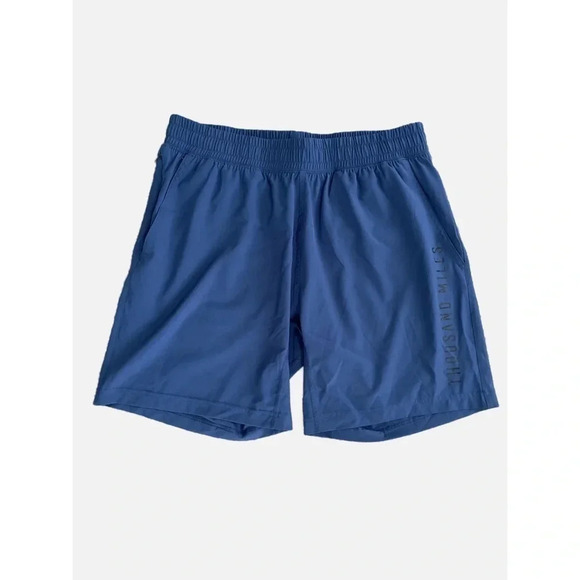 Thousand Miles Shorts Men’s Size Large Blue Motiv Workout‎ Athletic Fit - Picture 1 of 12